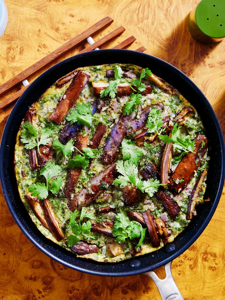 Spicy Eggplant Frittata