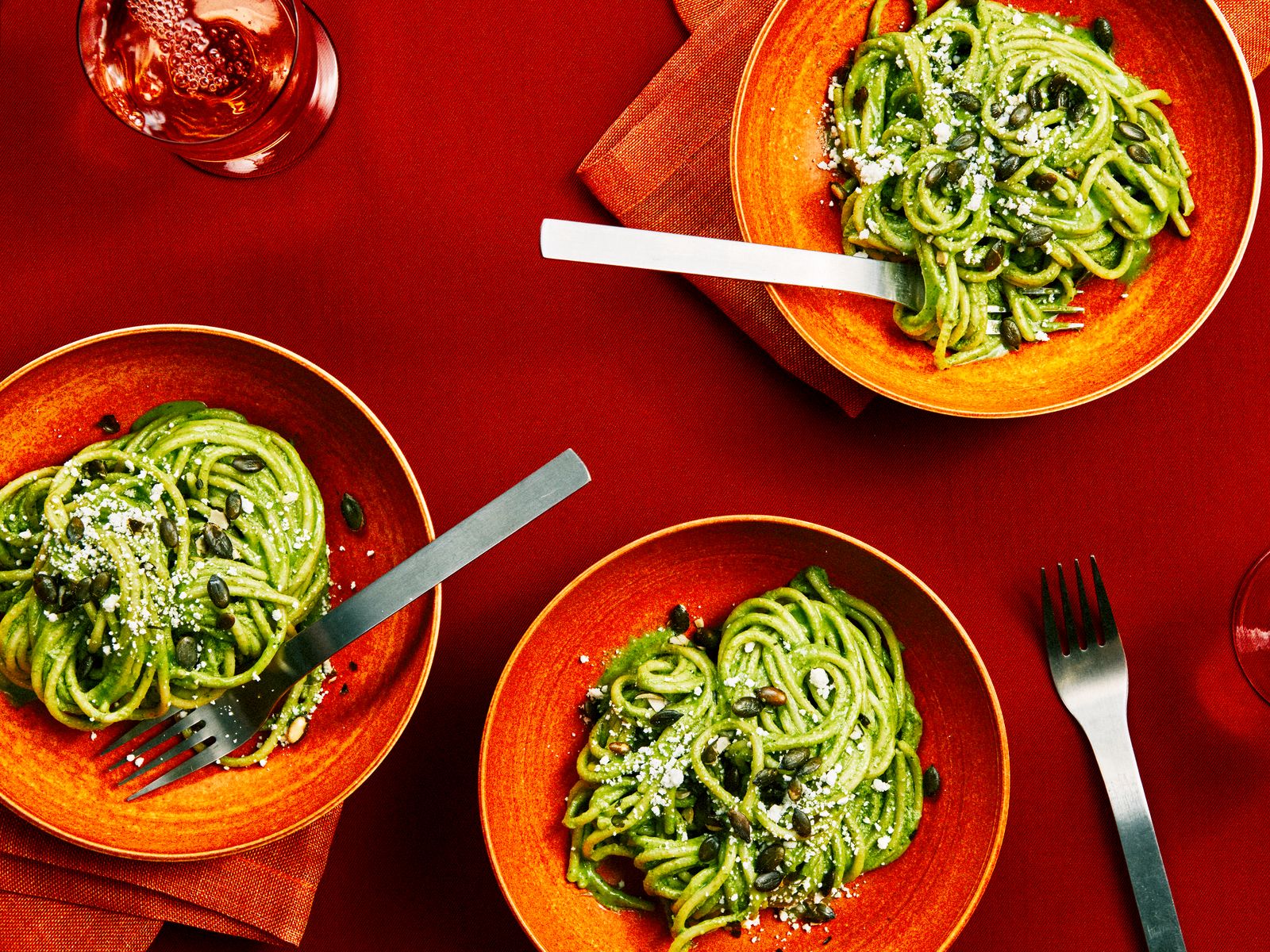 Cilantro Pesto Pasta