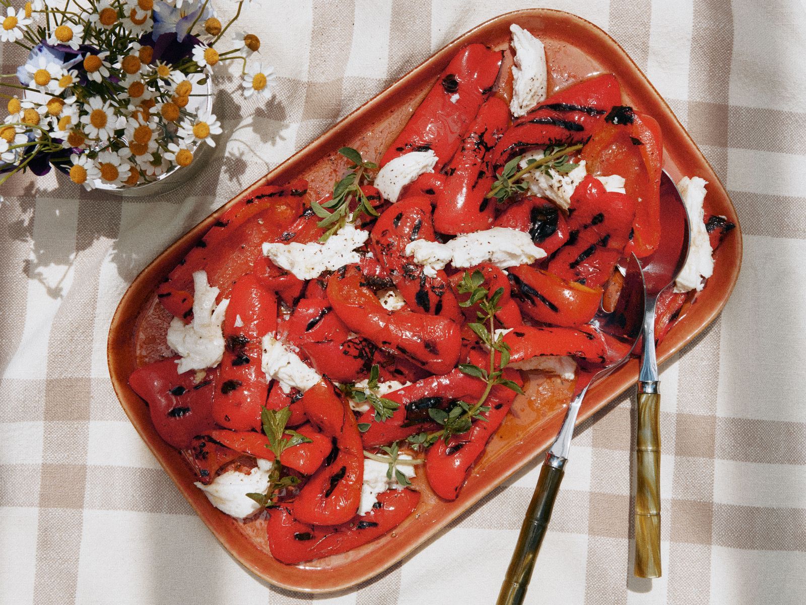 Marinated Grilled Peppers